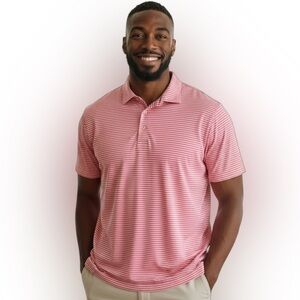 EUC PETER MILLAR Polo, Summer Comfort, Sz XL, Like new, Stripes, Pastel, Golf​